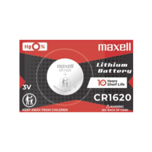 Vỉ 1 Viên Pin CR1620 Maxell Lithium 3V