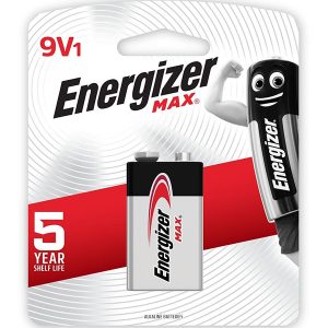 Vỉ 1 Viên Pin 9V Energizer Max 522 BP1 Alkaline
