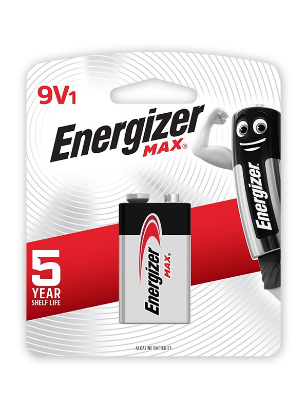 Vỉ 1 Viên Pin 9V Energizer Max 522 BP1 Alkaline Vỉ 1 Viên Pin 9V Energizer Max 522 BP1 Alkaline