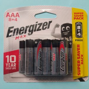 Pin AAA Energizer Max E92 BP8+4 vỉ 12 viên