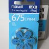 Pin Maxell PR44 (675) - Pin máy trợ thính