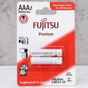 Pin AAA Fujitsu Alkaline Premium LR03(2B)FP vỉ 2 viên chính hãng