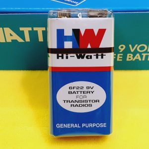 Pin 9V Hi-Watt carbon 6F22 vỉ 1 viên chính hãng