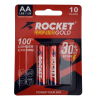 Vỉ 2 Viên Pin AA Rocket Premium Alkaline Gold LR6 1.5V