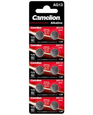 Vỉ 10 Viên Pin LR44 AG 13 Camelion Alkaline 1.5V
